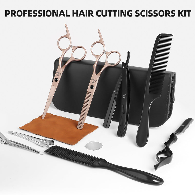 Hair Cutting Scissors Professional Set, Hairdressing Shears Rainbow
