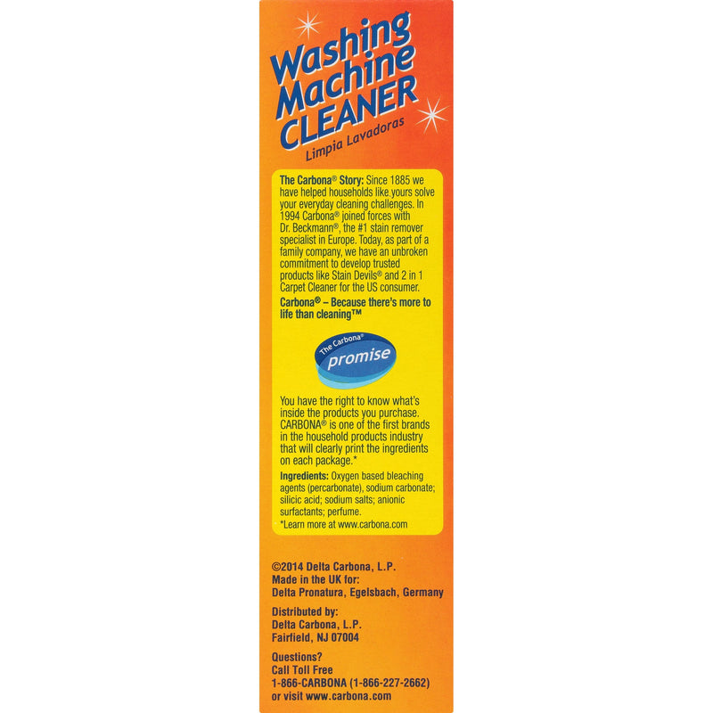 Carbona® Washing Machine Cleaner | Eliminates Odor & Residue | 3 Count, 1 Pack 10.58 Ounce (Pack of 1) - BeesActive Australia