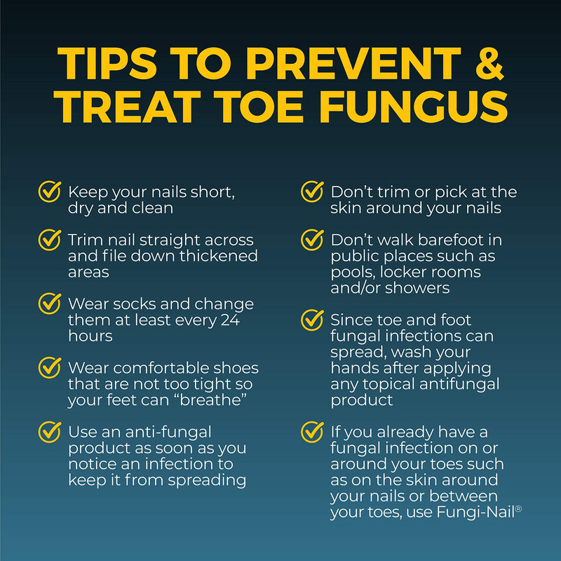 Fungi-Nail Anti-Fungal Liquid Solution, 1 Oz (Pack of 2), Kills Fungus, Athletes Foot Treatment, Toe Fungus Treatments w/Tolnaftate, Clinically Proven to Cure and Prevent Fungal Infection 1 Fl Oz (Pack of 2)