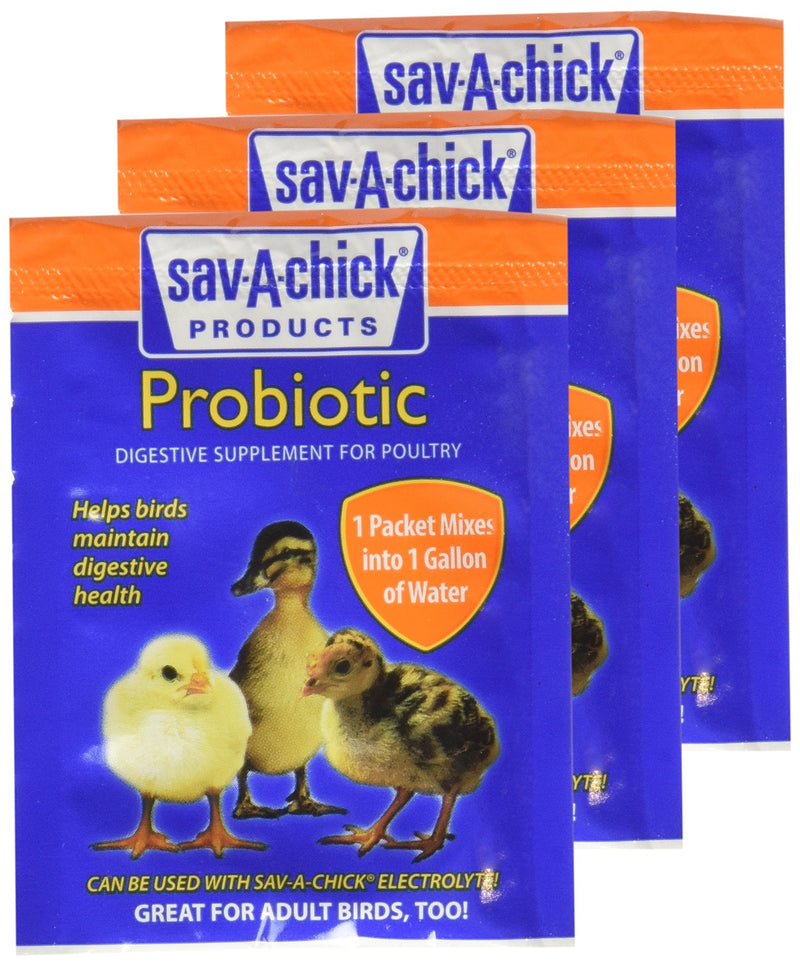Sav-A-Chick Probiotic 3 packets .17oz - PawsPlanet Australia