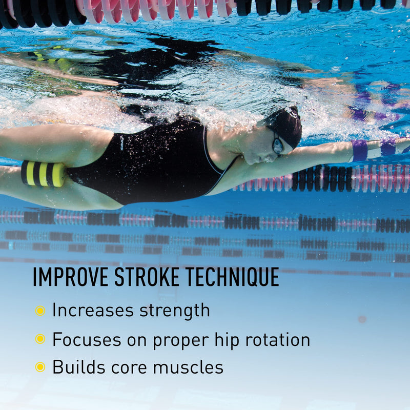 FINIS Foam Pull Buoy for Swim Training - Upper Body Strength Builder - Improves Stroke Technique - Soft EVA Foam Adult - BeesActive Australia