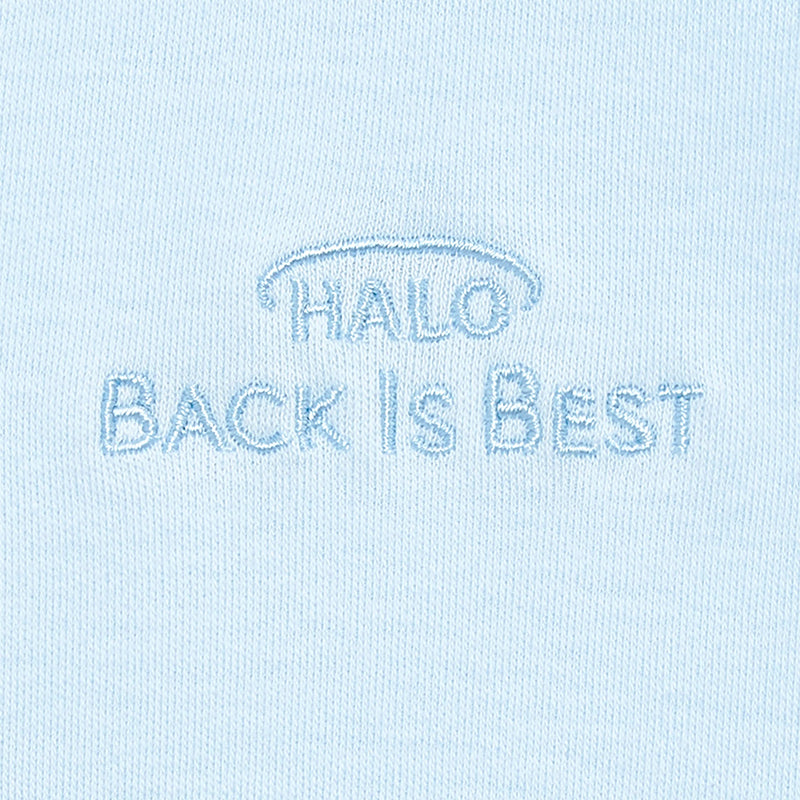 HALO SleepSack, 100% Cotton Wearable Blanket, Swaddle Transition Sleeping Bag, TOG 0.5, Baby Blue, Medium Medium (Pack of 1) - BeesActive Australia