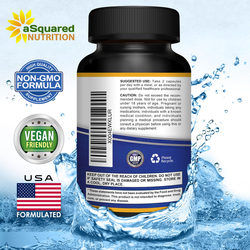 Magnesium Glycinate 1000mg with D3 & B6 - Mag Complex - 500mg per Capsule | Glycinate with Vitamin D3 & B6 - 120 Capsules - Pure Elemental Supplement for Sleep - Replace Gummies, Tablets & Powder