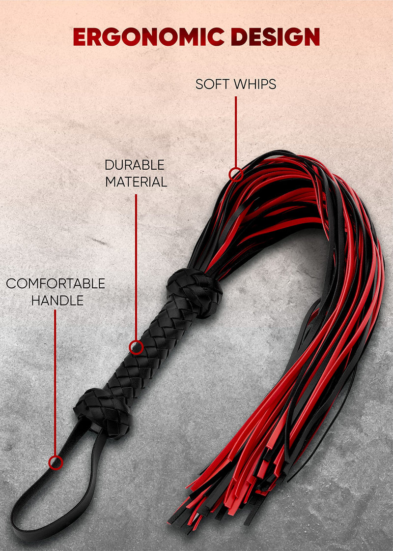 Whips Sex Flogger 30'' Paddle BDSM Adults Games Sex Paddle for Couples BDSM Whip Adults Sex Toys SM Flogger Spanking Sex - BeesActive Australia