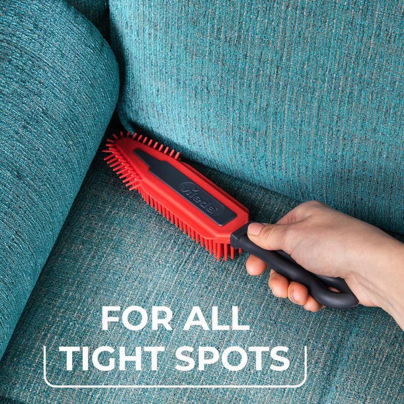 Vileda Pet Pro Electrostatic Brush, Pet Hair Remover for Textile Surfaces, Electrostatic Power, Durable Silicone Material, Ideal for Tight Spaces, Ergonomic Design, Washable - BeesActive Australia