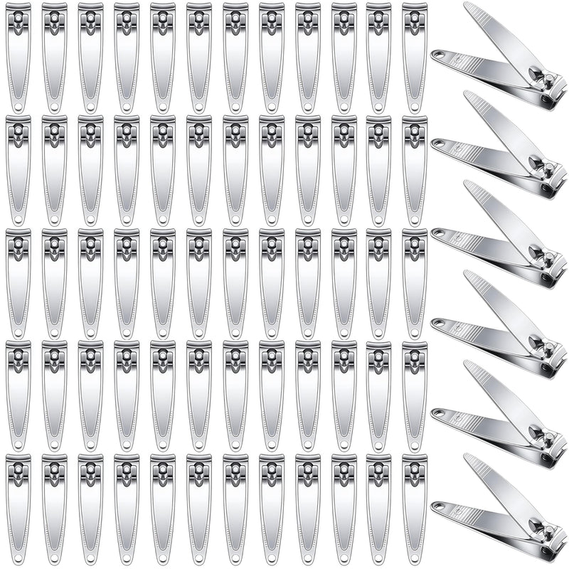 100-Pack Nail Clippers Bulk, Toenail Fingernail Clippers Pack, Stainless Steel Toe Nail Clippers Multipack, Travel Mini Nail Cutter Trim Nail Clippers for Men Women Adults or Homeless - BeesActive Australia