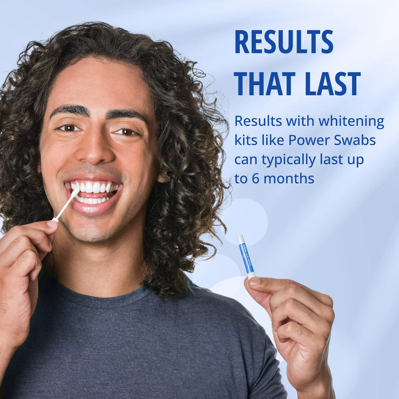 7 Day Professional Teeth Whitening Kit - for at Home Use - Easy 5 Minute Teeth Whitening - Dentist Formulated Teeth Whitening Swabs to Remove Stains - BeesActive Australia