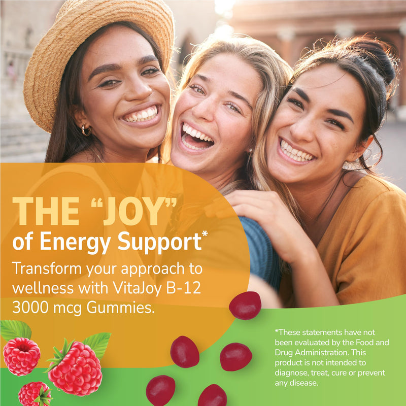 21st Century Extra Strength Vitamin B12 Gummies 3000mcg, Raspberry, 90ct | Extra-Strength Vitamin B12 3000 mcg Gummies, Energy & Nerve Support, Vegan & Gluten Free, A Delicious High-Potency B12 Gummy