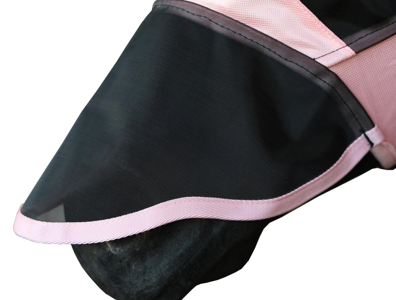Fine Mesh Horse Fly Mask w/Ears & Nose, UV blocking 3D Eye Visor with extra fleece cushioned forehead, Protection from Insect Pests - BeesActive Australia