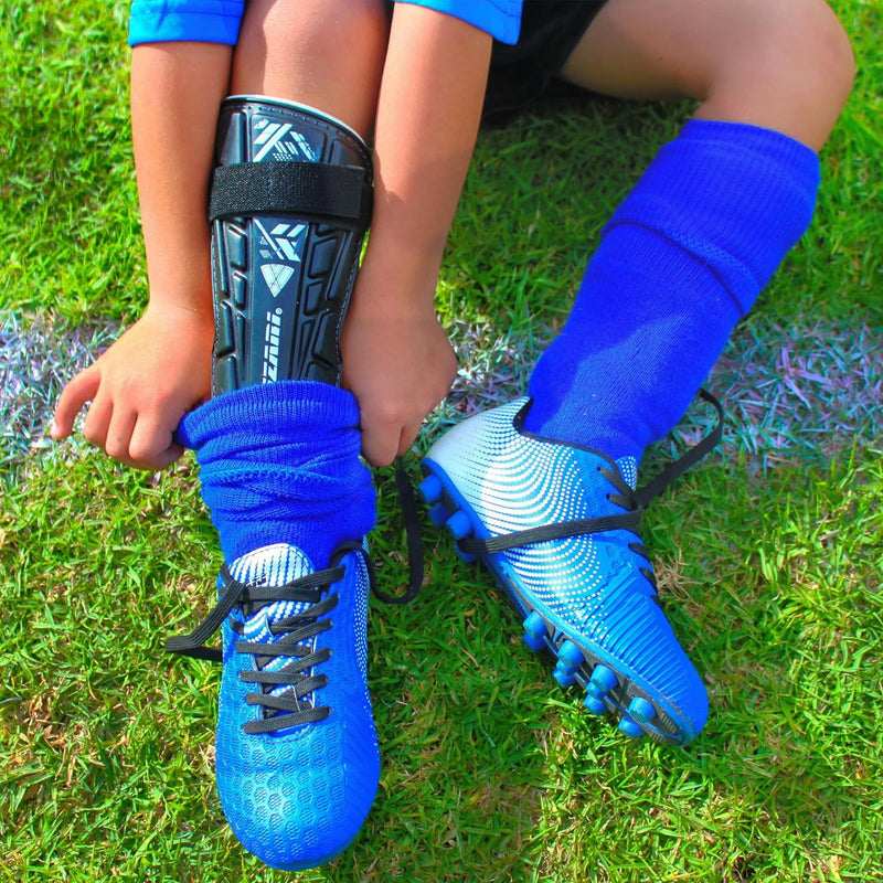 Soccer Football Shin Guards with Ankle Protection , Super Protective Flexible Low-Profile Adult,Youth, Junior Medium - BeesActive Australia