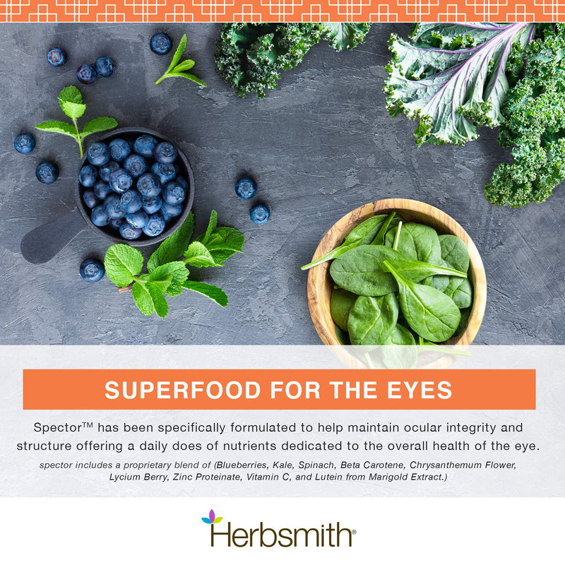 Herbsmith Spector - Eye and Vision Support for Dogs - Repair Greying to The Eyes - Senior Supplement for Dogs - Antioxidant for Dogs - 60ct Small Chews 60ct Small Chews (For Dogs Under 30lbs) - BeesActive Australia