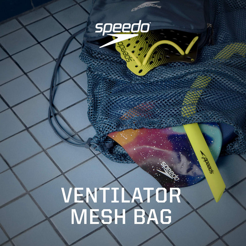 Speedo Drawstring Ventilator Mesh Equipment Bag Blue Grotto - BeesActive Australia