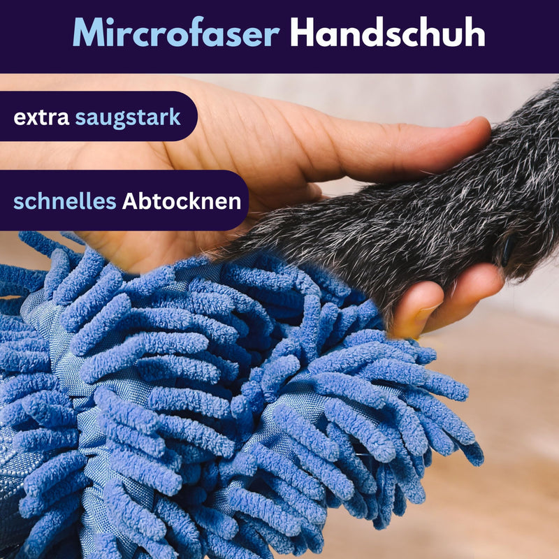Goldthal®️ The original paw cleaner for dogs with microfiber glove, no more dirty paws for large or small paws large/large - BeesActive Australia