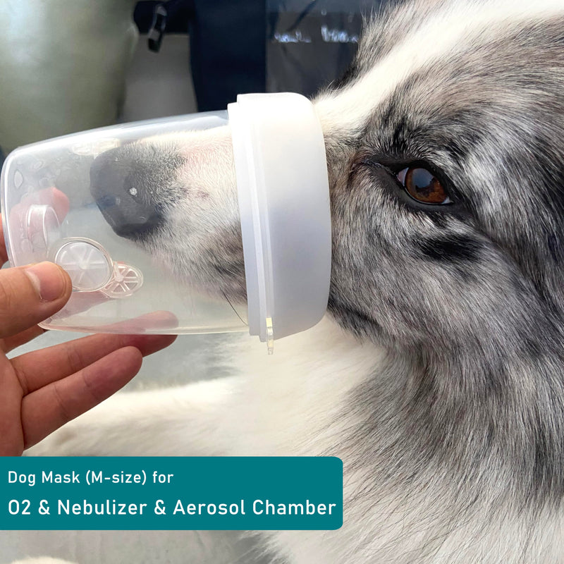 Canine Aerosol Chamber Inhaler Spacer for Medium Dogs (Square)