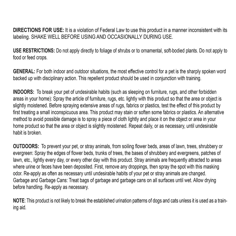 Four Paws Keep Off Pet Repellent Spray for Outdoors & Indoors, Dog & Cat Chew & Scratch Deterrent, 10 oz. Aerosol 10 Ounce (Pack of 1)