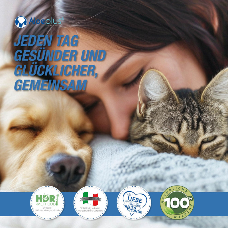 ALOEPLUS Dog Dermo Gel 200ml - Soothing and decongestant for sensitive skin, with Aloe Arborescens ORGANIC against itching, irritation, insect bites and pain, 100% natural ingredients - BeesActive Australia