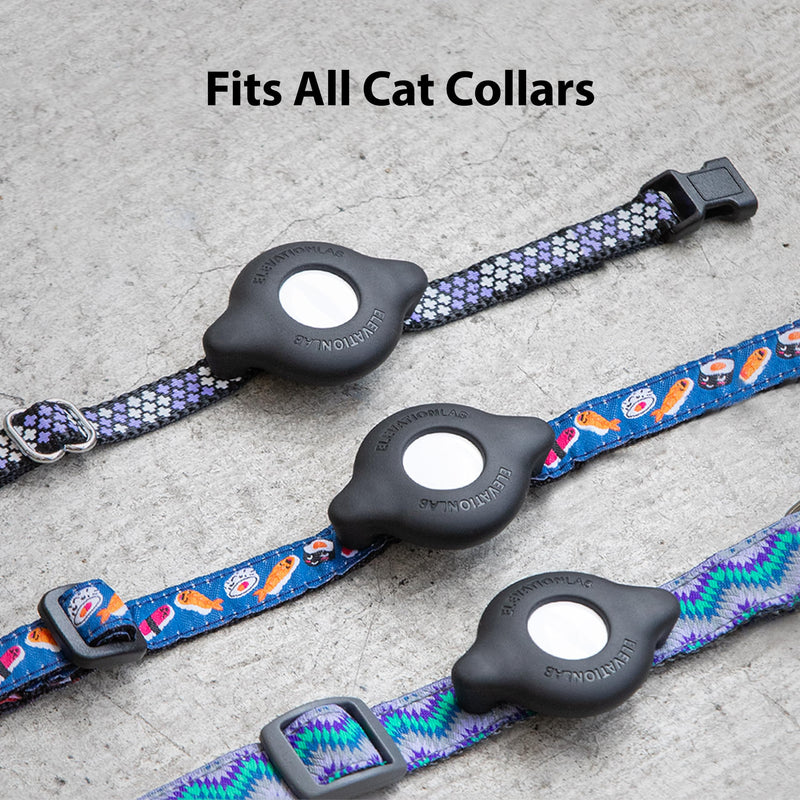 TagVault™ AirTag Cat Collar Mount (2 Pack) - The Secure AirTag Collar Holder | Doesn't Dangle, Great for Small Dogs Too, | Elevation Lab 2 Pack - BeesActive Australia