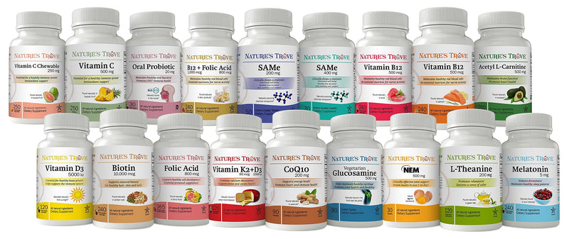 Vitamin B12 500 mcg by Nature's Trove - 240 EZ Chew Tablets Cherry Flavor