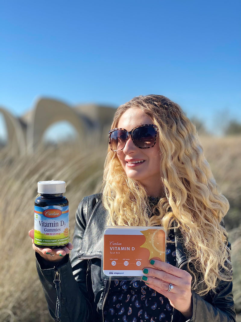 Carlson Vitamin D3 Gummies, 1000 IU (25 mcg), 60 Vegetarian Gummies | Mixed Fruit; Bone Health; Calcium Absorption; Non-GMO 60 Count (Pack of 1)