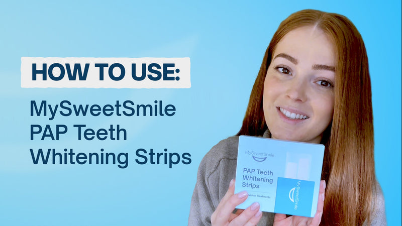 MySweetSmile Teeth Whitening Strips – 14 Treatments + 7 Free (42 Strips)