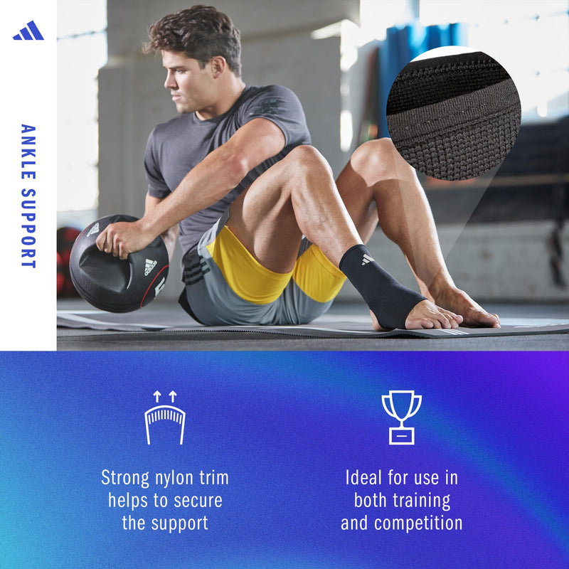 adidas Support Ankle Sleeve, Ergonomic Ankle Compression Sleeve - BeesActive Australia