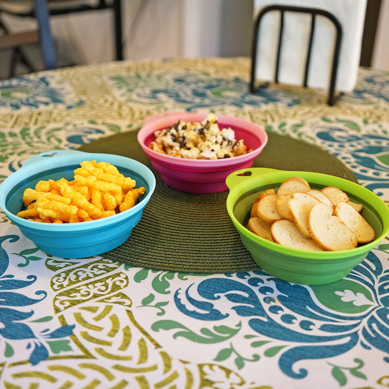 Southern Homewares Collapsible Silicone Pet Bowl Travel Set 3 Piece for Home Pets Water Feed Dorms Camping, SH-10152 - BeesActive Australia