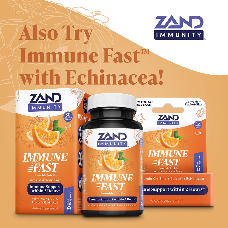 ZAND Elderberry Zinc Immunity Gummies with Vitamin C | Year-Round Immune Support for Children & Adults | 60ct, 30 Serv. (Pack of 2) 60 Count (Pack of 2)