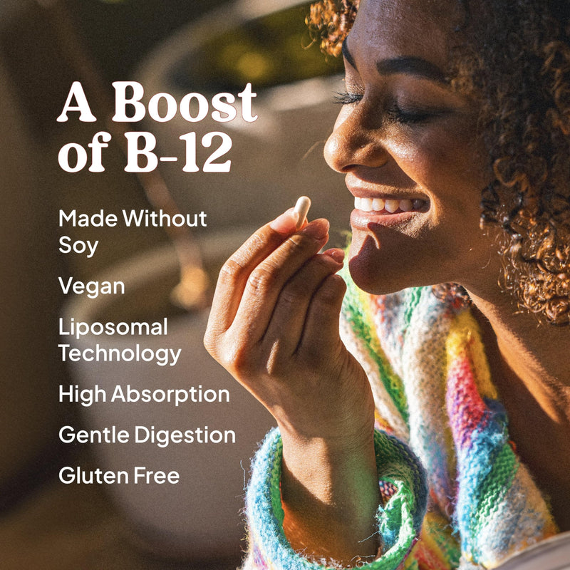 KAL Liposomal Vitamin B12 2500 mcg, High Absorption, Liposomal Technology, Cellular Energy Support, Vegan Capsules, Gluten Free, Made Without Soy, 30 Servings | Cellular Energy, Nerve & Red Blood Cell Support, Liposomal Methylcobalamin B12, 30 Servings...