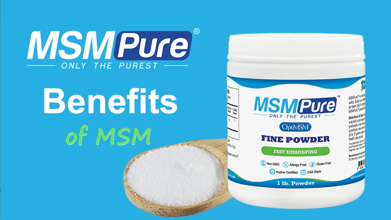 KALA HEALTH MSMPure Fast Dissolving Fine MSM Powder Crystals – US-Made MSM for Joint Health, Skin Appearance, and Hair & Nail Support – 1 lb, Organic Sulfur Unflavored 1 Pound (Pack of 1)