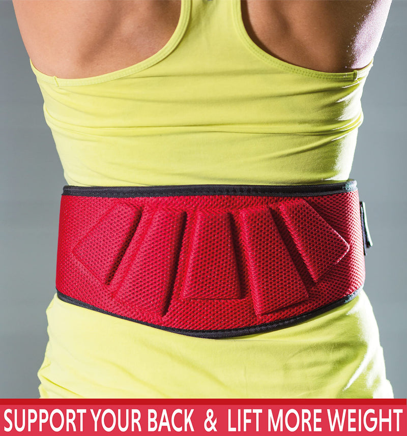 Rip Toned Weight Lifting Belt - Workout Belts for Weightlifting, Powerlifting, Bodybuilding, Strength Training - Back Support for Men & Women - For Squats, Clean, Lunges, Deadlift, Bench Press 6" - X-Large Black