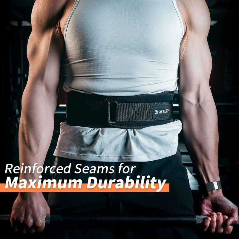BraceUP Weight Lifting Belt for Men and Women – 4-inch Wide Weight Belt, for Weightlifting, Squat, Deadlift, Power Lifting, Gym Training, and Back Support 29-36 In - BeesActive Australia