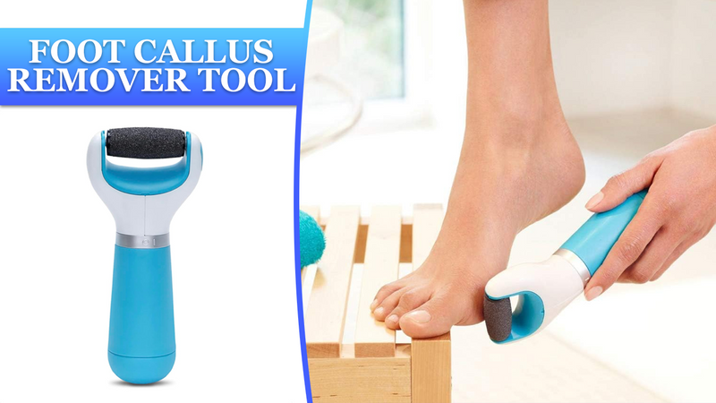 Battery Operated Foot Callus Remover for Dead Skin, Exfoliating Tool Ocean Blue Callus Remover