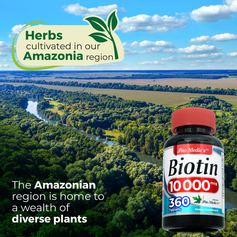 FITO MEDIC'S Lab | biotin |360 tab | biotin Supplement. 360 Count (Pack of 1)
