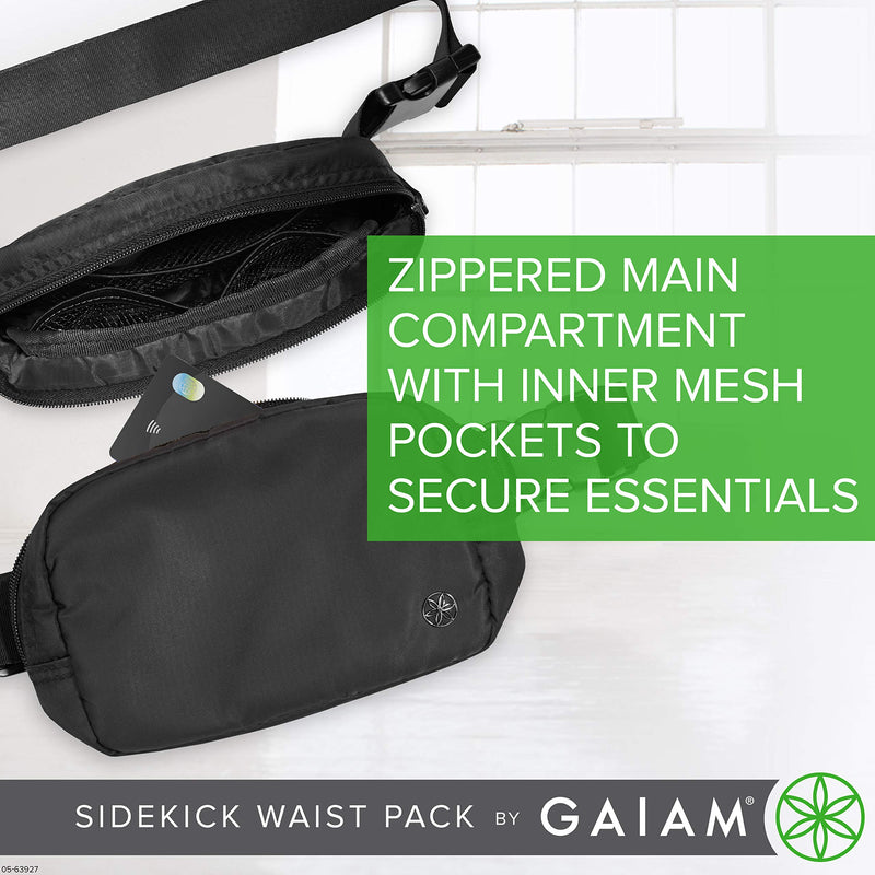 Gaiam Waist Pack-Sidekick one size Black