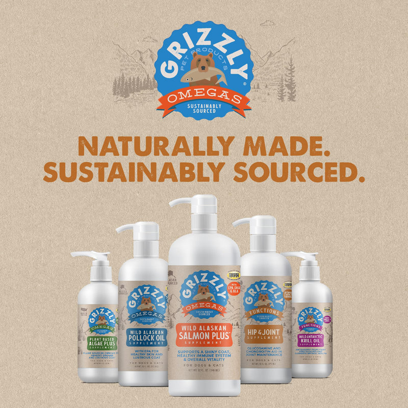 GRIZZLY PET PRODUCTS Joint Aid for Dogs Liquid Hip and Joint Support (Extra Strength), 16 fl oz 16 fl oz (Extra Strength) - BeesActive Australia