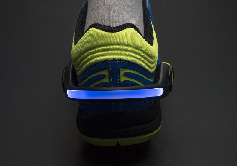 Nathan LightSpur RX LED Heel Spur, Black/Safety Yellow