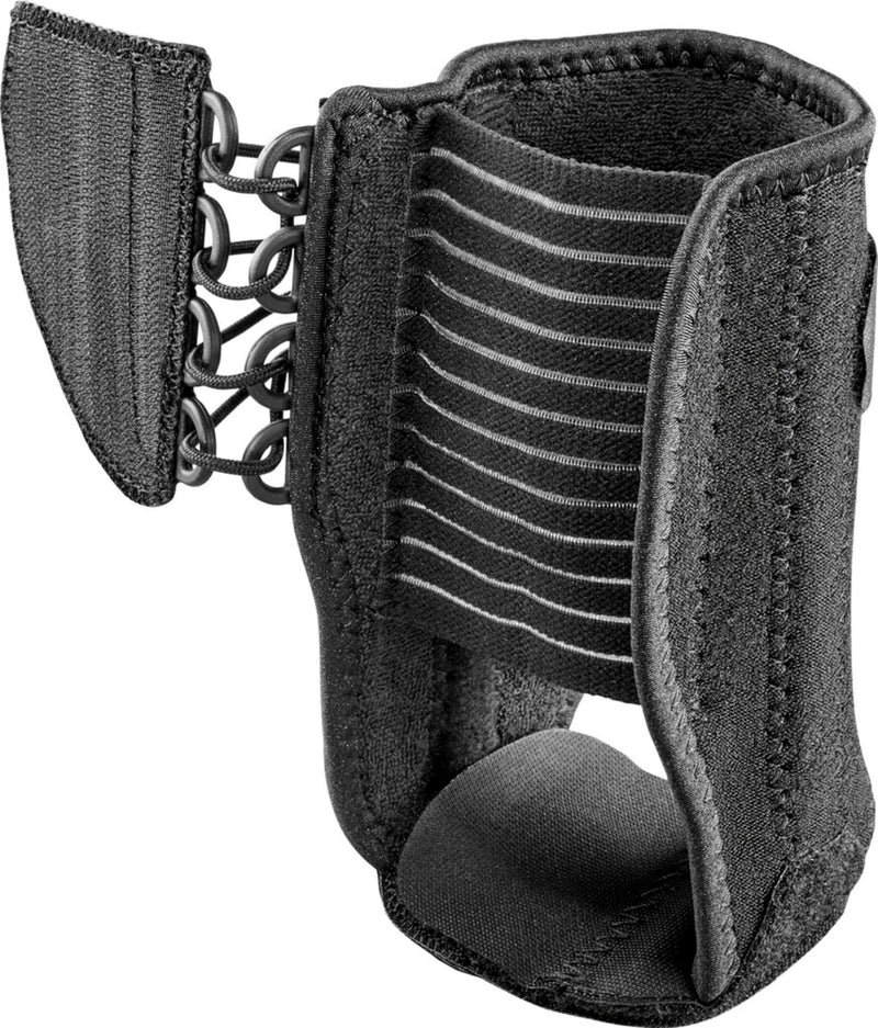 ACE Ankle Brace with Side Stabilizers, Adjustable, Black, 1/Pack 1 Count (Pack of 1)