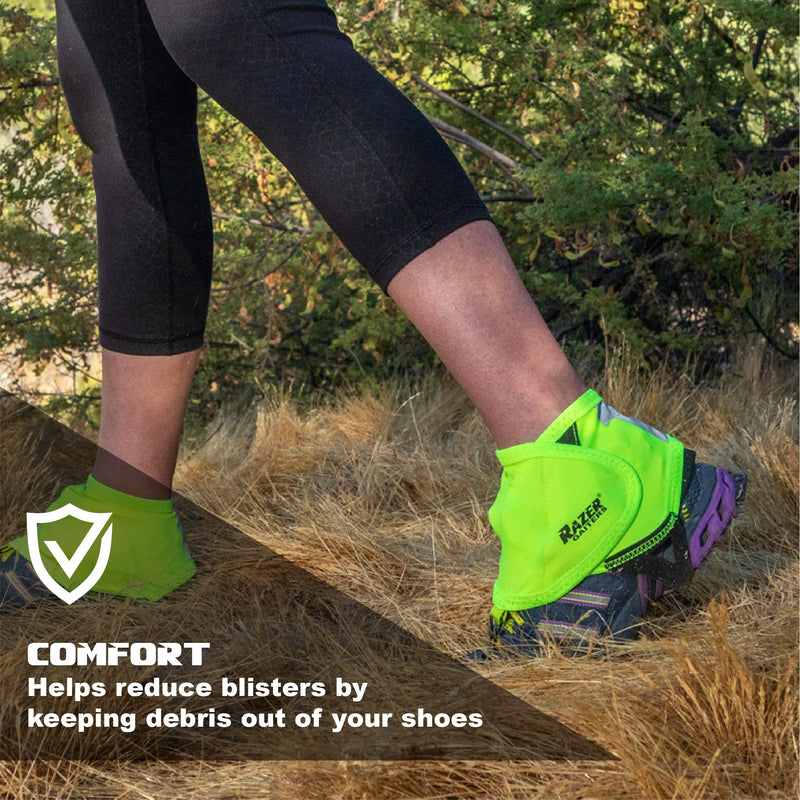 Reflective Running Gear for Women and Men (Large Trail Running Gaiters)