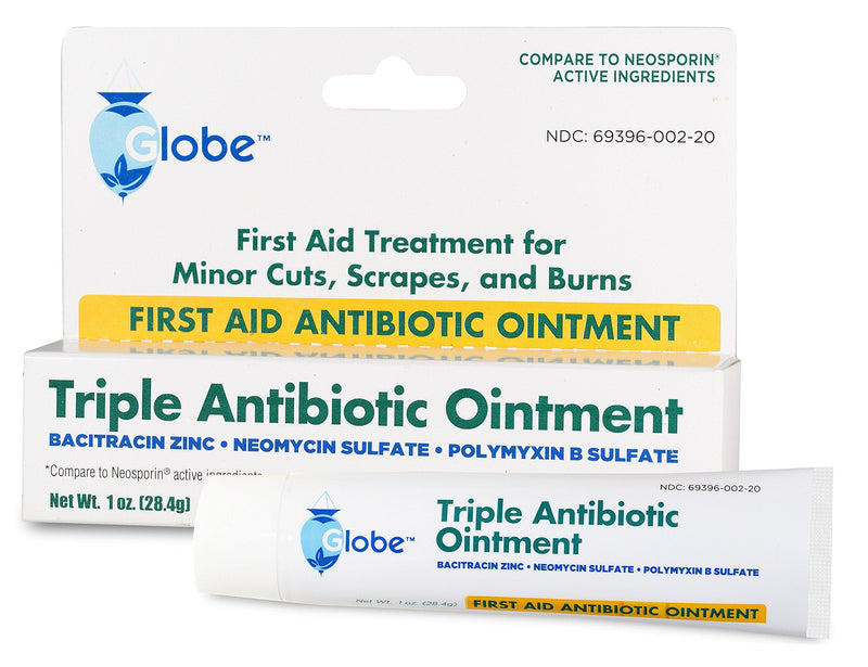 Globe (12 Pack Triple Antibiotic First Aid Ointment 1 oz, First Aid Antibiotic Ointment, 24-Hour Infection Protection, Wound Care Treatment for Minor Scrapes, Burns and Cuts - BeesActive Australia