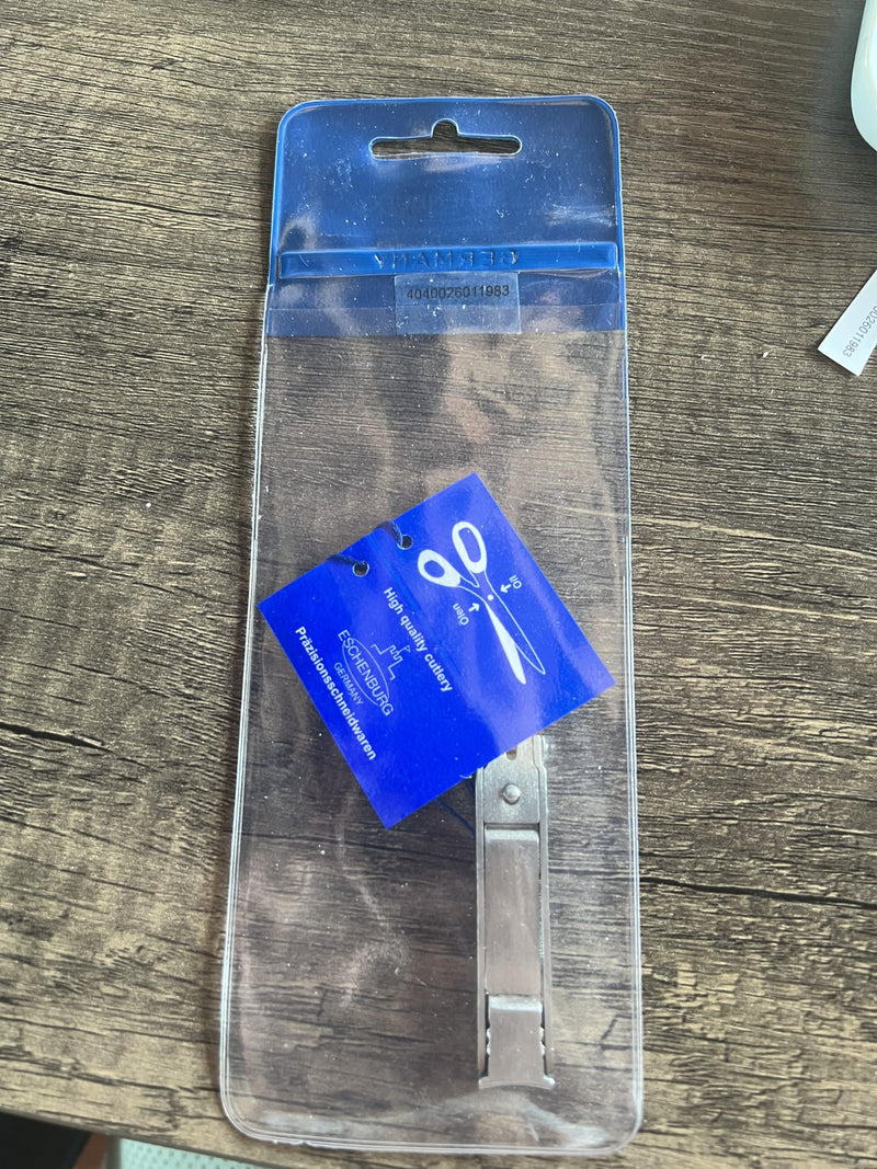 French Style Extra Flat Matte Finish Nail Clipper by F. Hammann, Germany