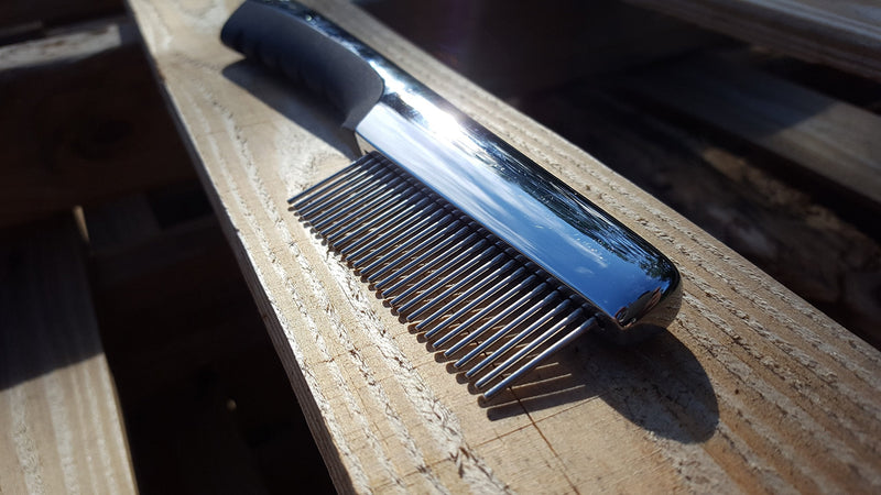 Resco Professional Anti-Static Dog, Cat, and Pet Rotating Pin Comb, Best for Removing Knots and Mats - BeesActive Australia