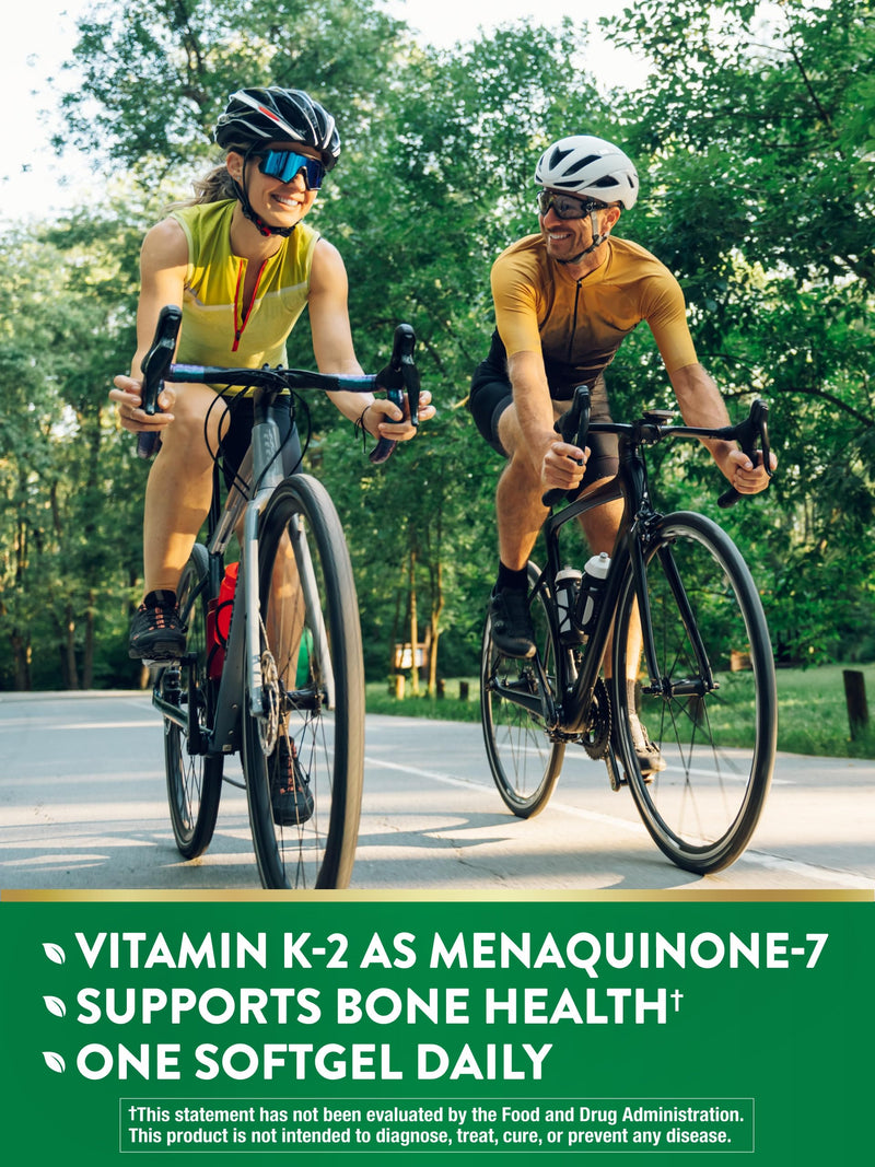 Nature's Truth Vitamin K2 MK7 Complex | 100 mcg | 180 Softgels | Non-GMO & Gluten Free Supplement - BeesActive Australia