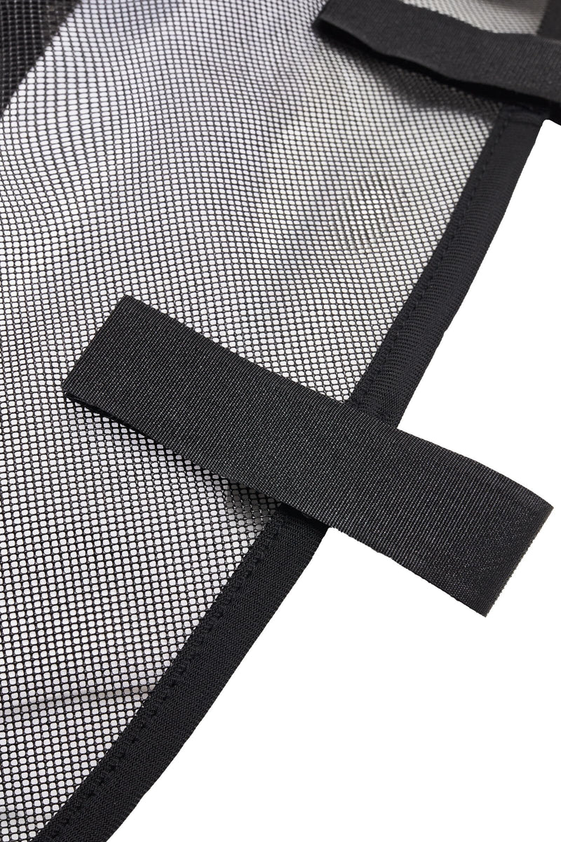 Horze Bridle Fly Mask Medium Black - BeesActive Australia