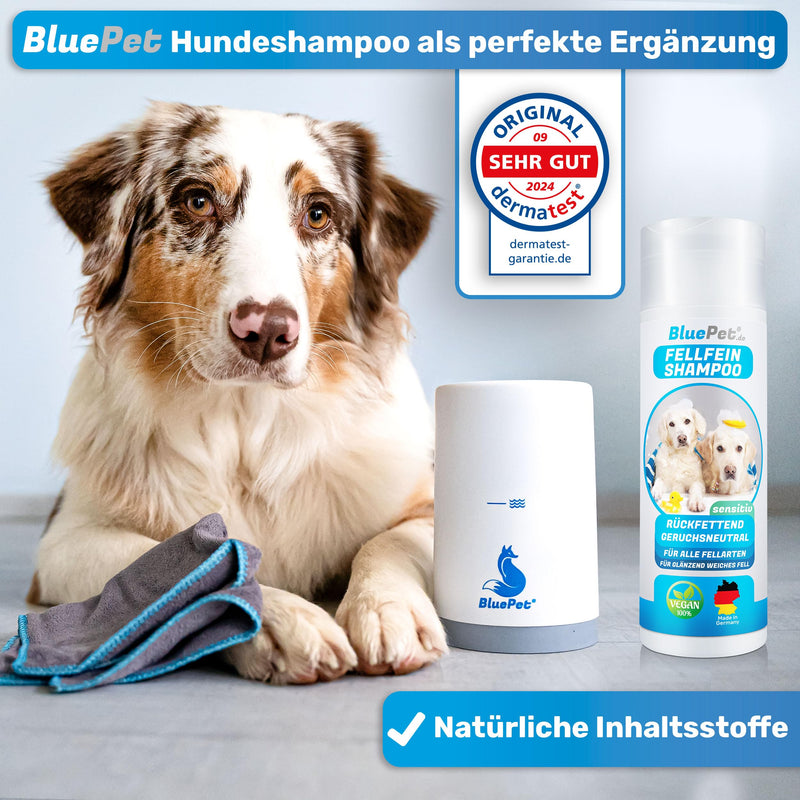 BluePet Paw Cleaner for Dogs | Removes dirt and grime from dog paws | Includes microfiber towel | PfotenBlitz Size S Size S (up to approx. 10kg) - BeesActive Australia