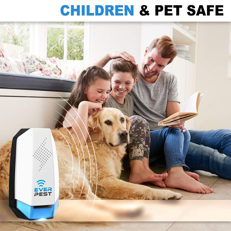 Ultrasonic Pest Repeller Plug in 2 Pack- Electronic Insect Control Defender - Roach Bed Bug Mouse Rodent Mosquito - Indoor Reject Repellent - for Cockroach Ants Mice Fly Rat Bedbug - BeesActive Australia