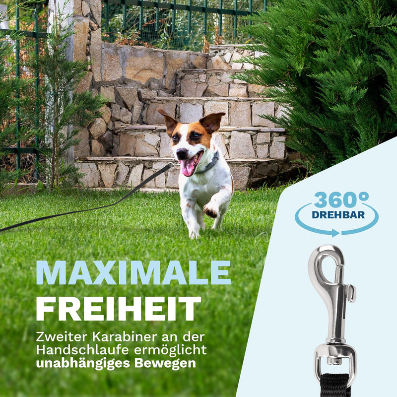 Pets Perfect towing leash 10m - Ultralight towing leash for small dogs and cats - Cat leash - Perfect running leash for dogs, cats and puppies 10 meters - BeesActive Australia