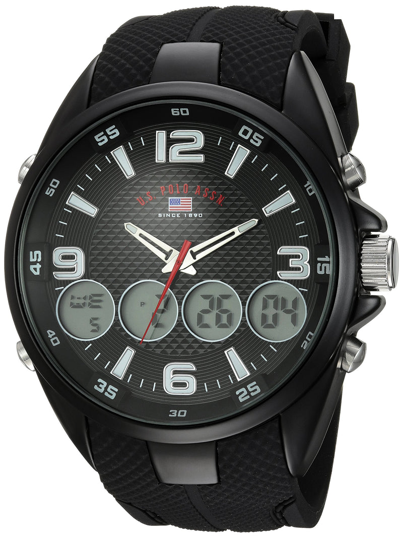 MEN'S BLACK STRAP ANA DIGI SPORTS WATCH NOSIZ - BeesActive Australia