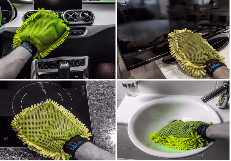 LUCFOR fur care glove to clean your animal's fur and pamper it with cuddles at the same time - BeesActive Australia