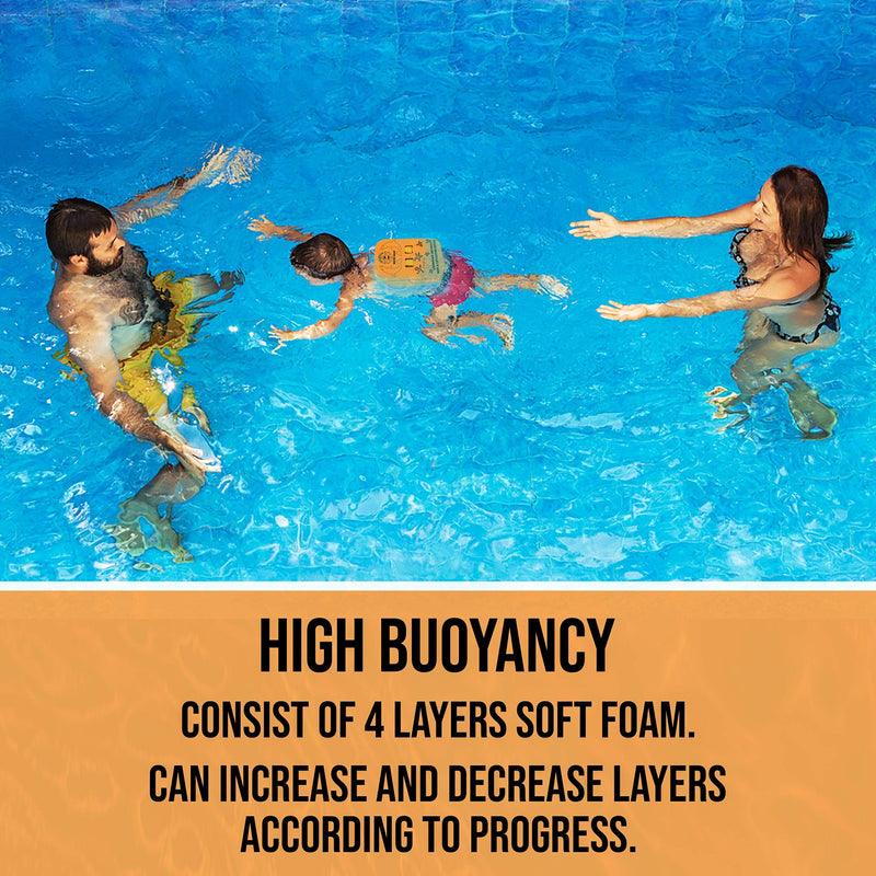Water Gear Back Float - for Kids Safety and Pool Swimming - Will Promote Swimming Skills and Confidence in The Pool - Comfortable and Secure - for Boys and Girls - BeesActive Australia