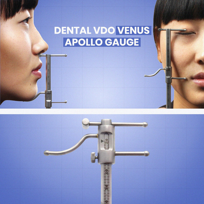 MEDSPO Professional Dental Orthodontic Gauge | Bracket Height Moveable Adjustable Locator | Positioning Measuring | Dentist Lab Measuring Instruments (Dental Venus Apollo Gauge) - BeesActive Australia